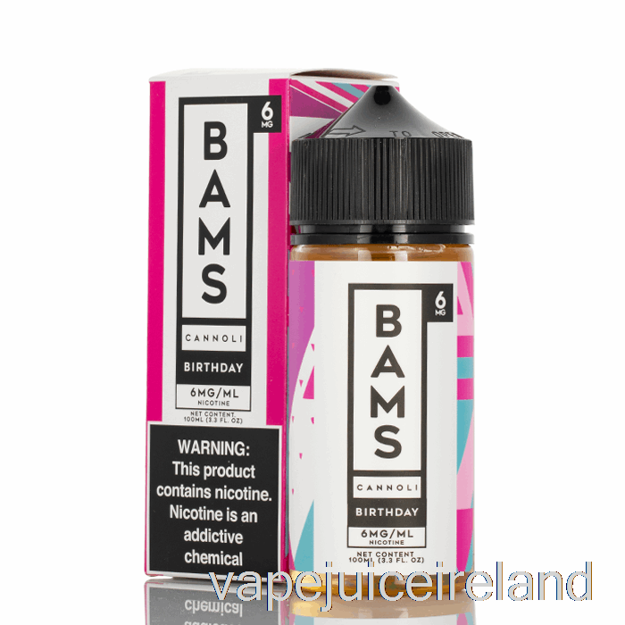 Vape Flavours Birthday Cannoli - Bam Bam's Cannoli - 100mL 6mg